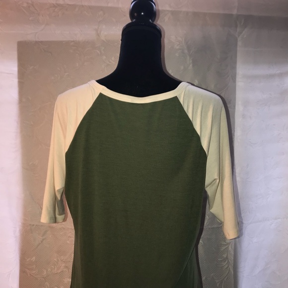 LULAROE above elbow sleeve Jersey Dress - Picture 6 of 6